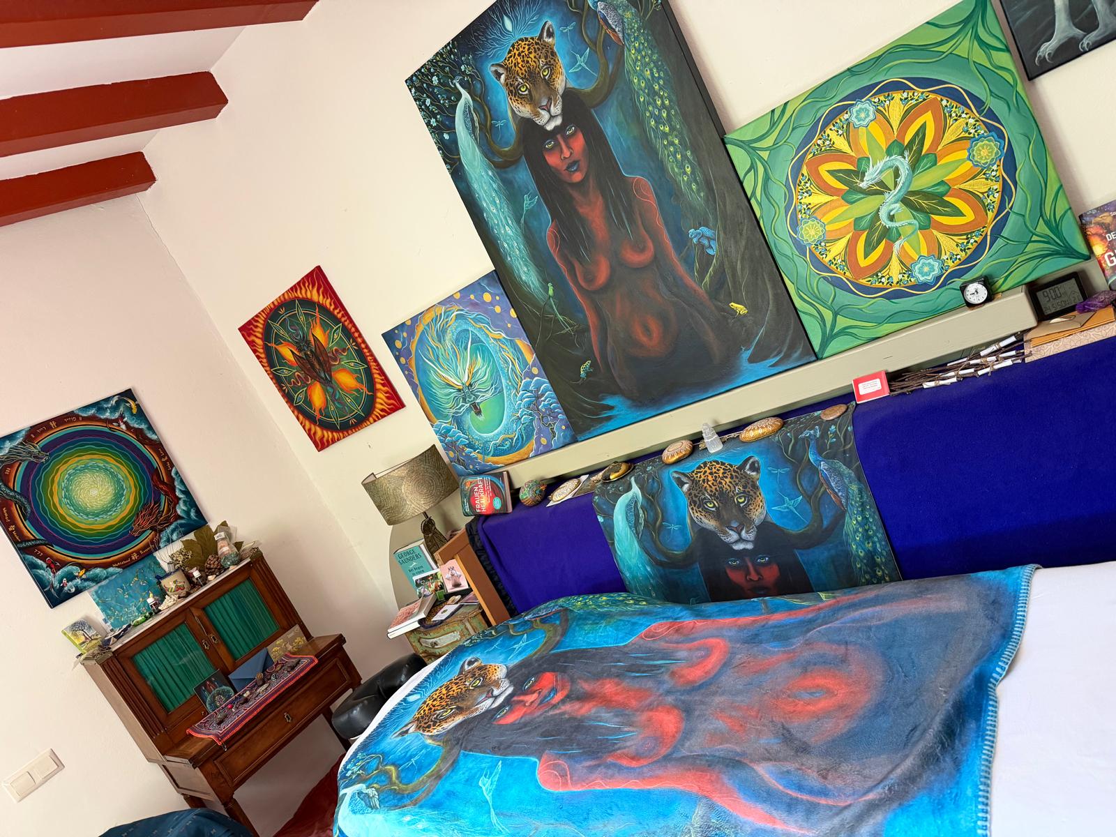 Sammlung spirituell gemalter Bilder – Ausdruck schamanischer Welten, innerer Visionen und heiliger Archetypen